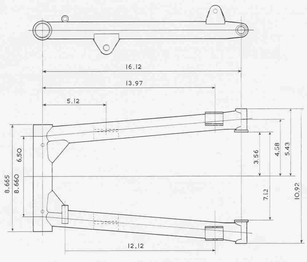 Swinging arm