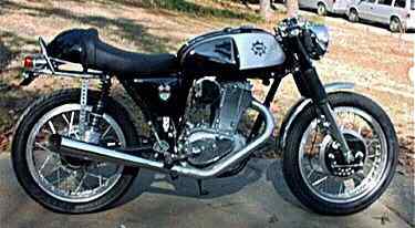 BSA B50 Frame and Suzuki Savage motor 